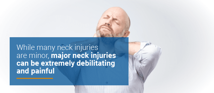 major neck injuries can be debilitating