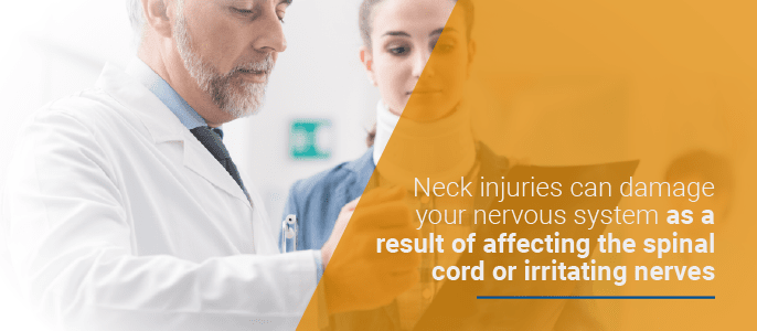 neck injuries can affect the spinal cord