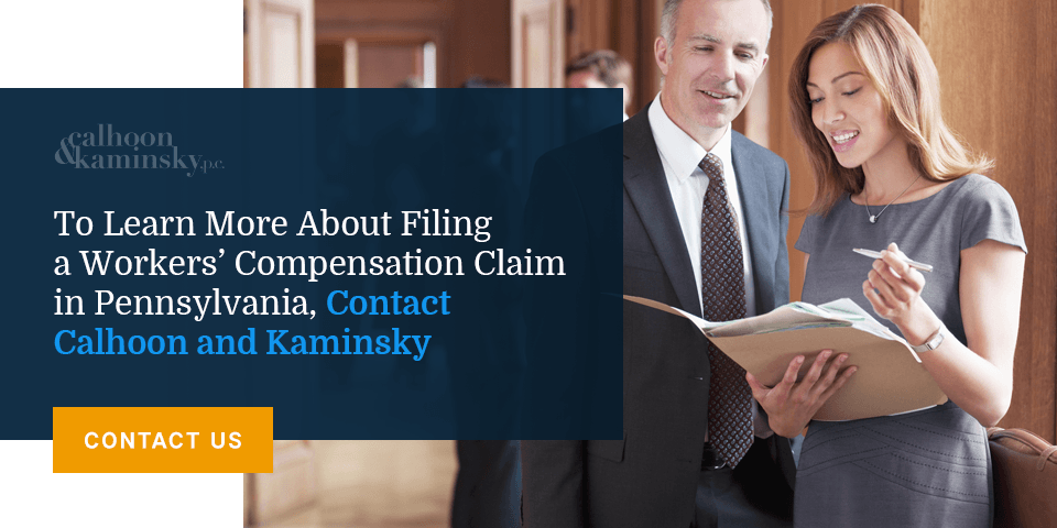 Contact Calhoon & Kaminsky, P.C. To learn more about workers' compensation claims