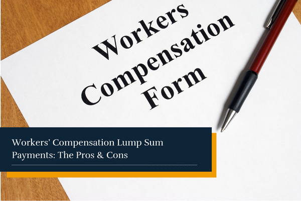 workers' compensation form on top the table