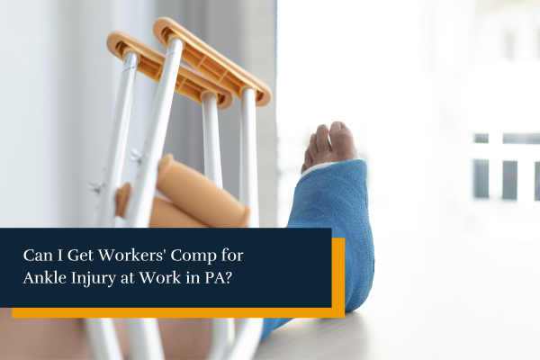 employee suffering from an injured ankle injury