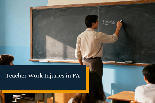 a teacher discussing a lesson with his students