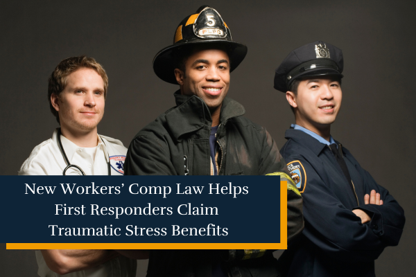 police officer, fireman, and a paramedic